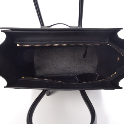 Celine Smooth Calfskin Micro Luggage Black 7 of 8