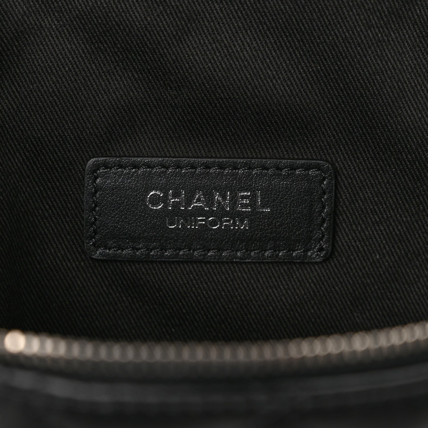 Chanel Calfskin Quilted Waist Belt Bag Black 6 of 9