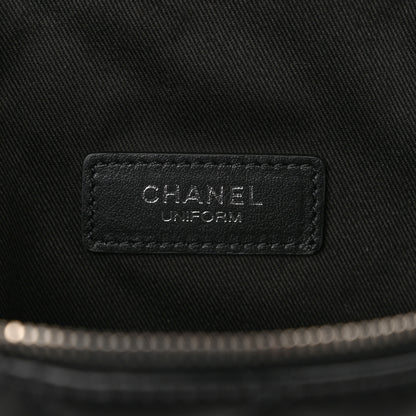 Chanel Calfskin Quilted Waist Belt Bag Black 6 of 9