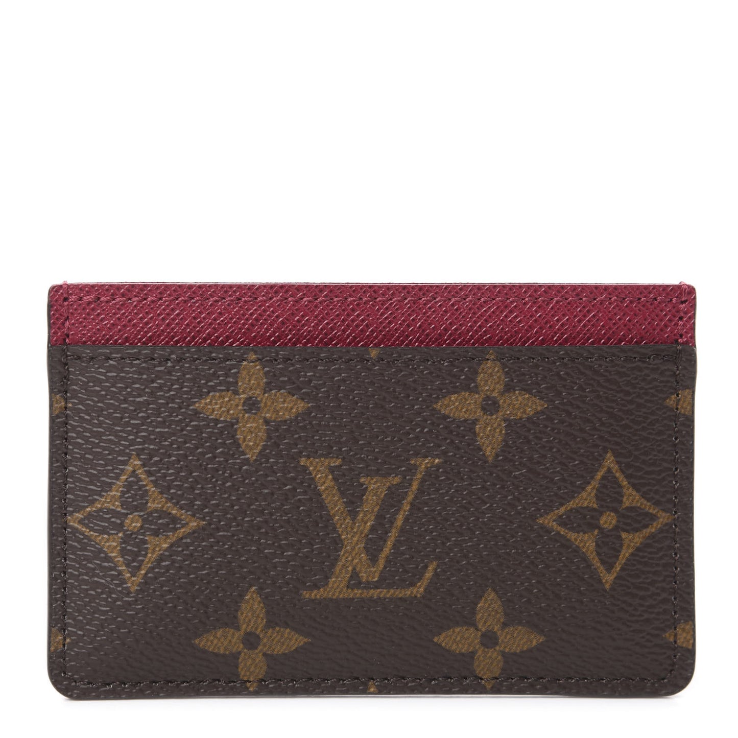 Monogram Card Holder Fuchsia