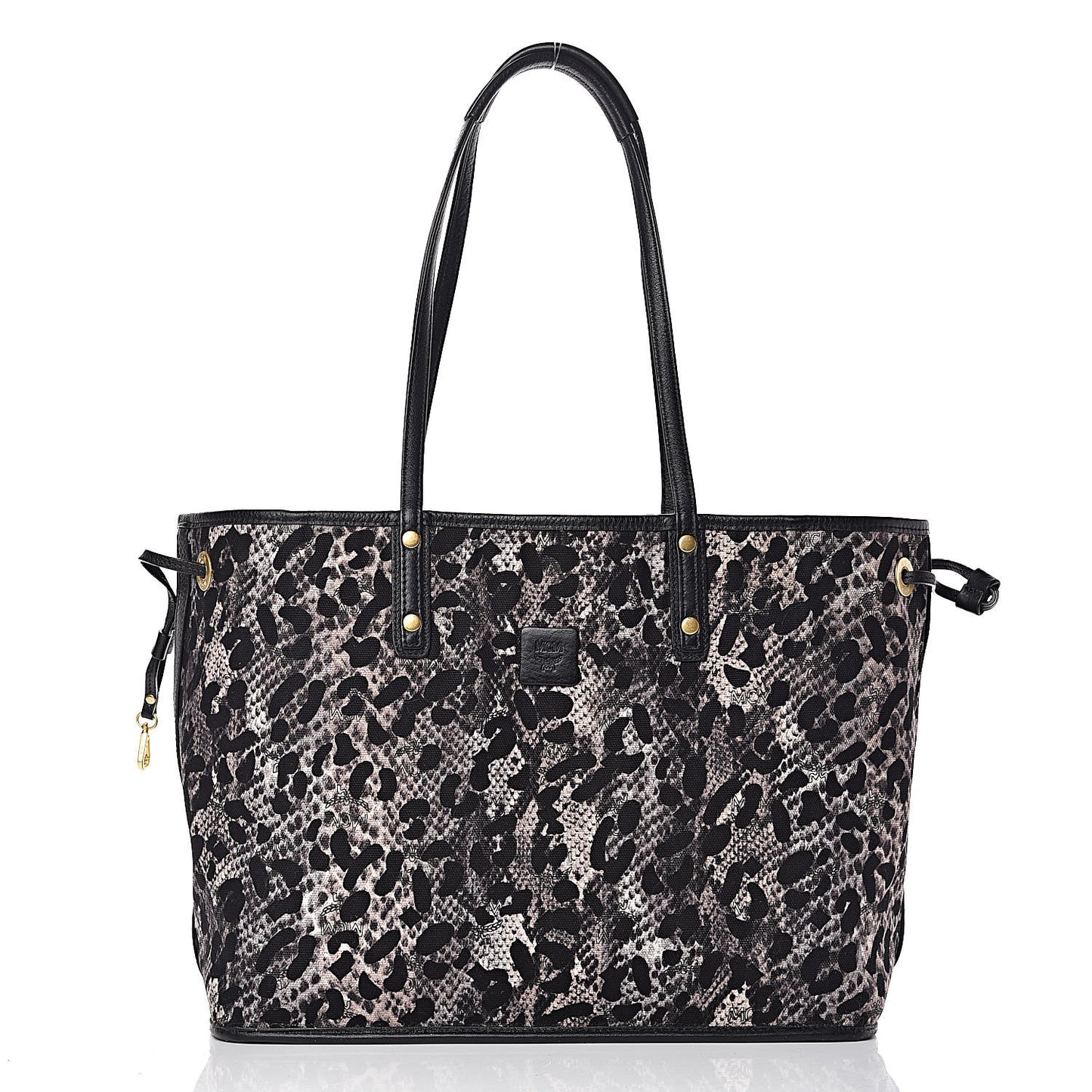 Visetos Medium Project Reversible Shopper Tote Black