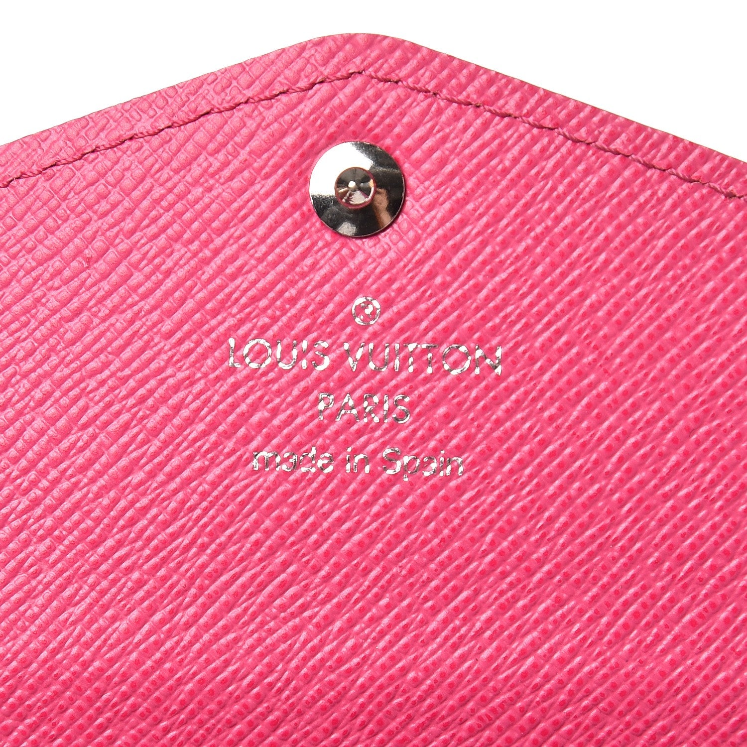 Louis Vuitton Epi Sarah Wallet NM Black Hot Pink 6 of 6