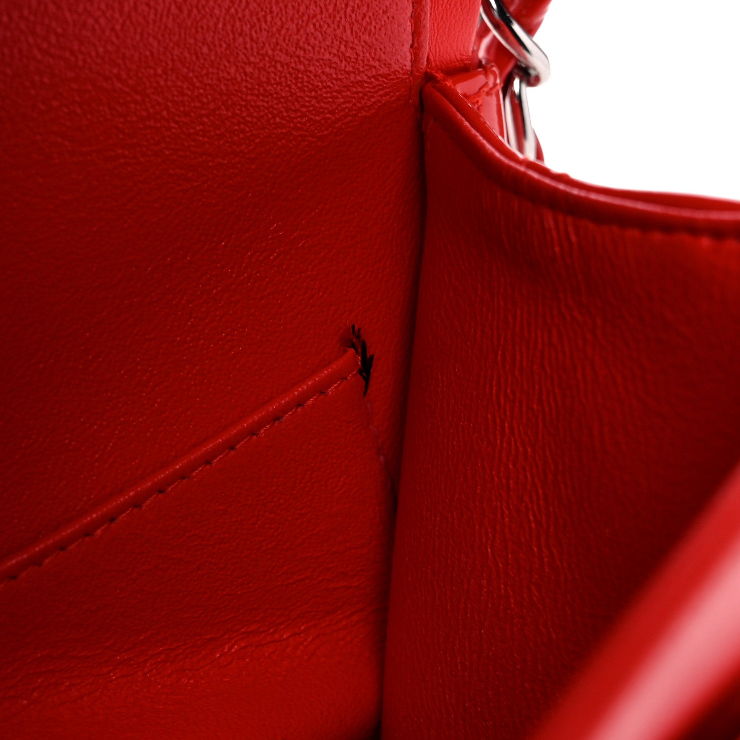 Chanel Patent Quilted Jumbo Double Flap Red 13 of 13