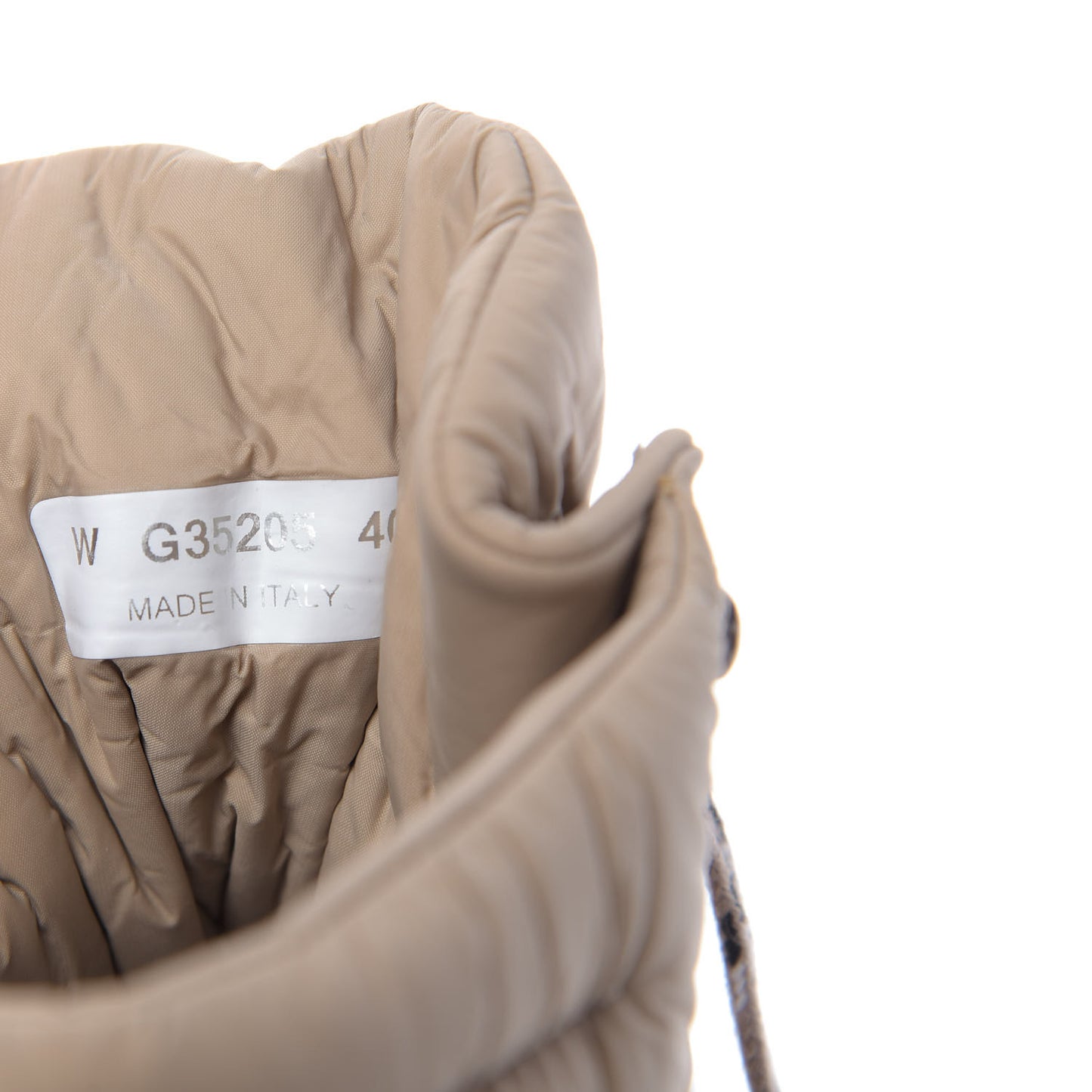 Fabric Suede Womens CC Sneakers 40 Beige