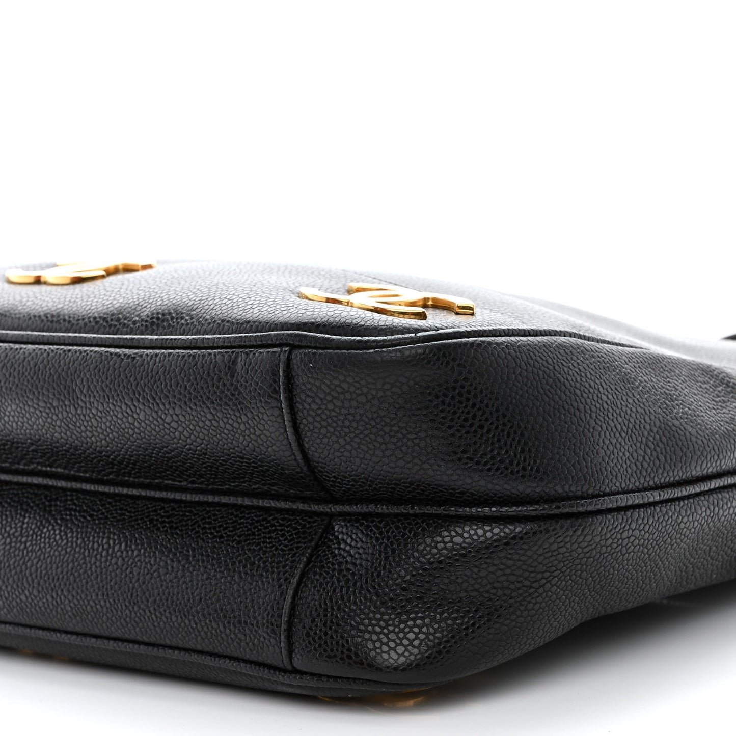 Caviar CC Shoulder Bag Black