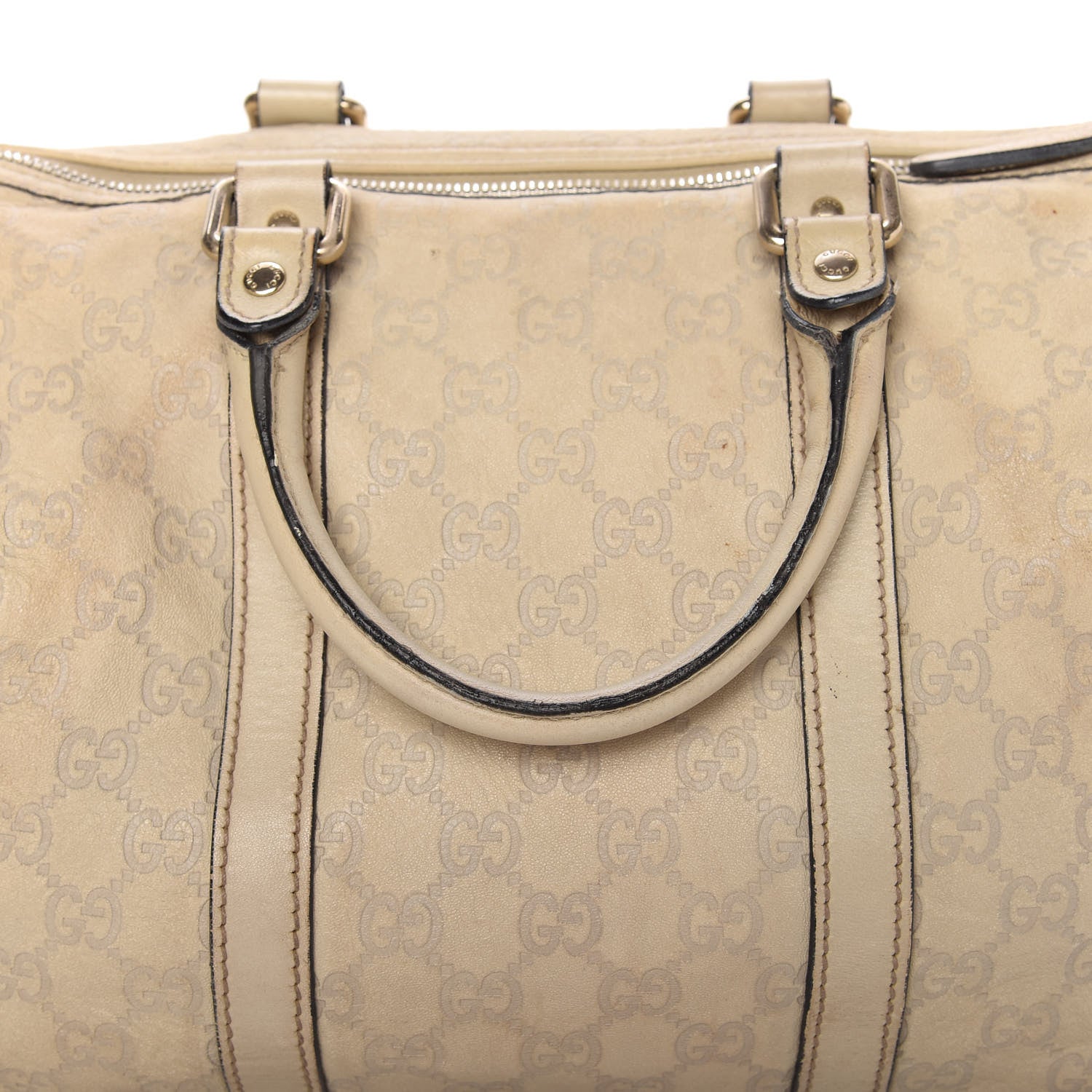 Gucci Guccissima Medium Joy Boston Off White 11 of 12