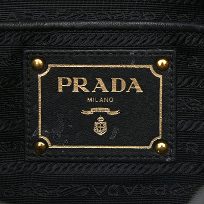 Prada Tessuto Nylon Gaufre Tote Black 5 of 12