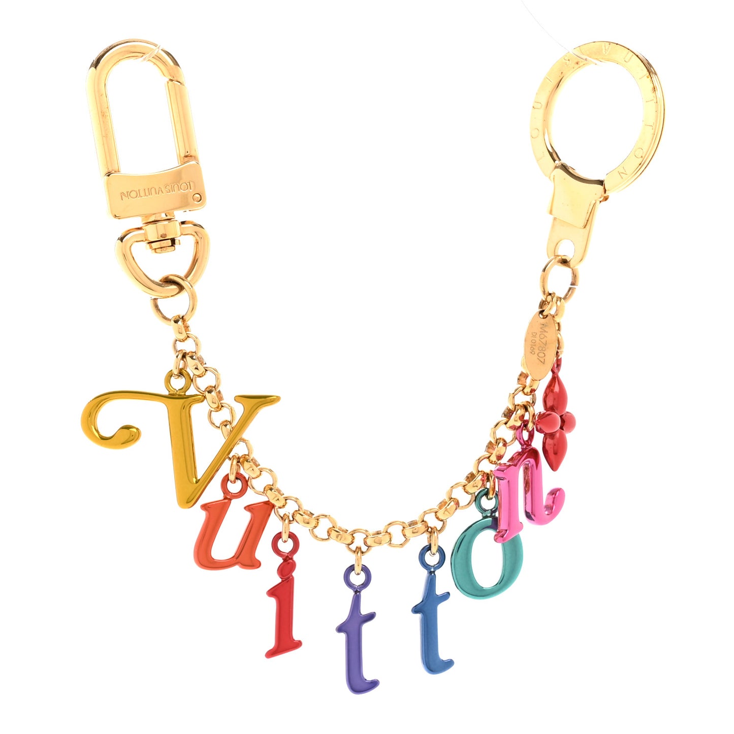 New Wave Key Chain Bag Charm Multicolor