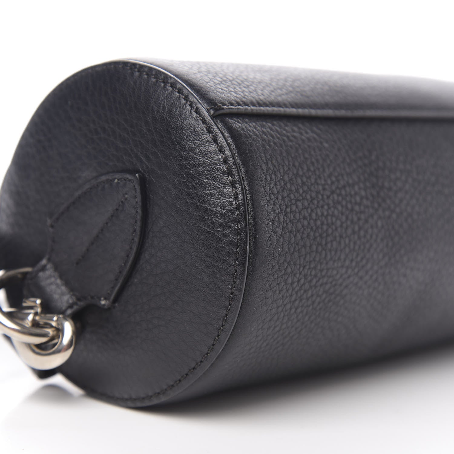 Burberry Calfskin The Barrel Bag Black 6 of 8