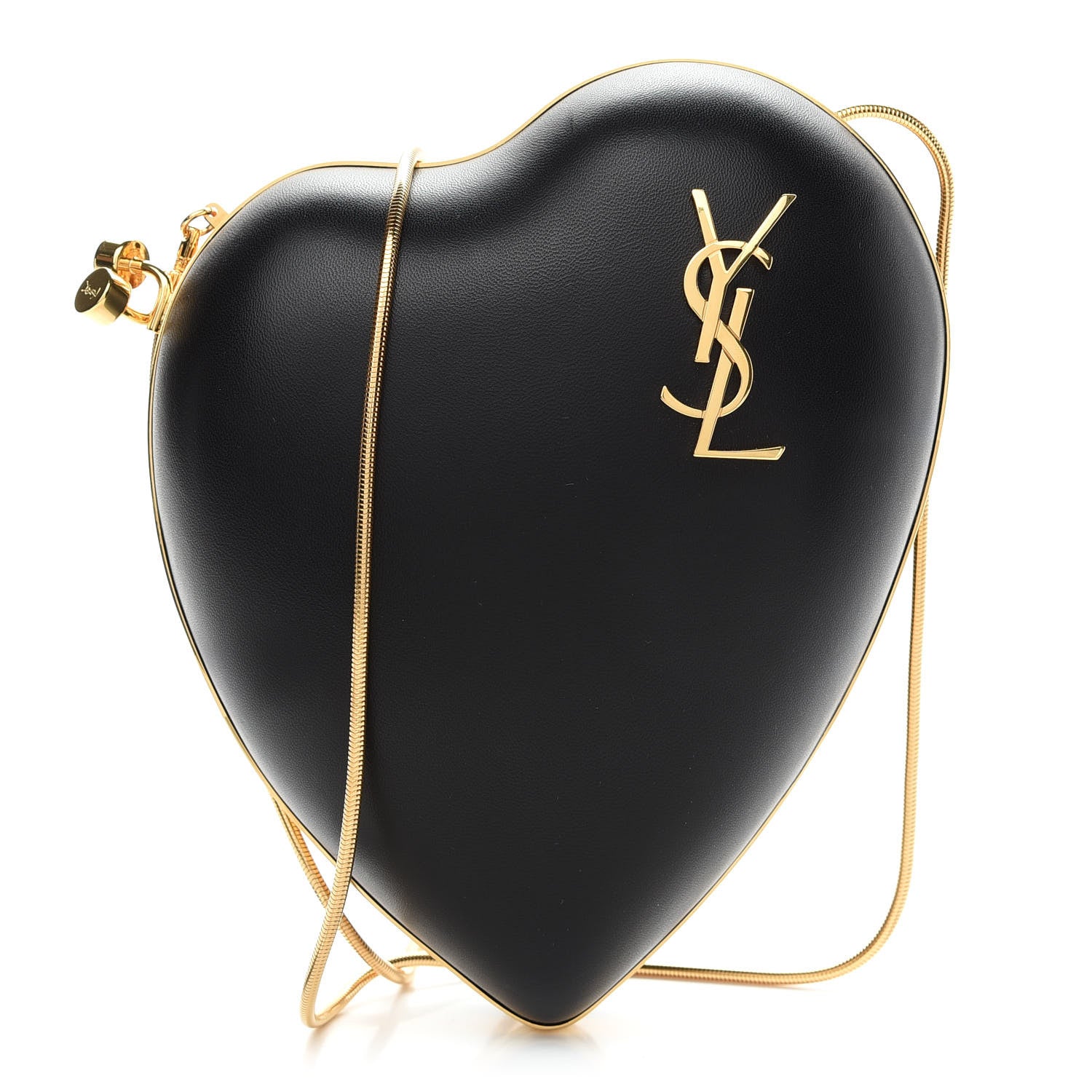 Saint Laurent Calfskin Monogram Love Box Bag Black 1 of 8