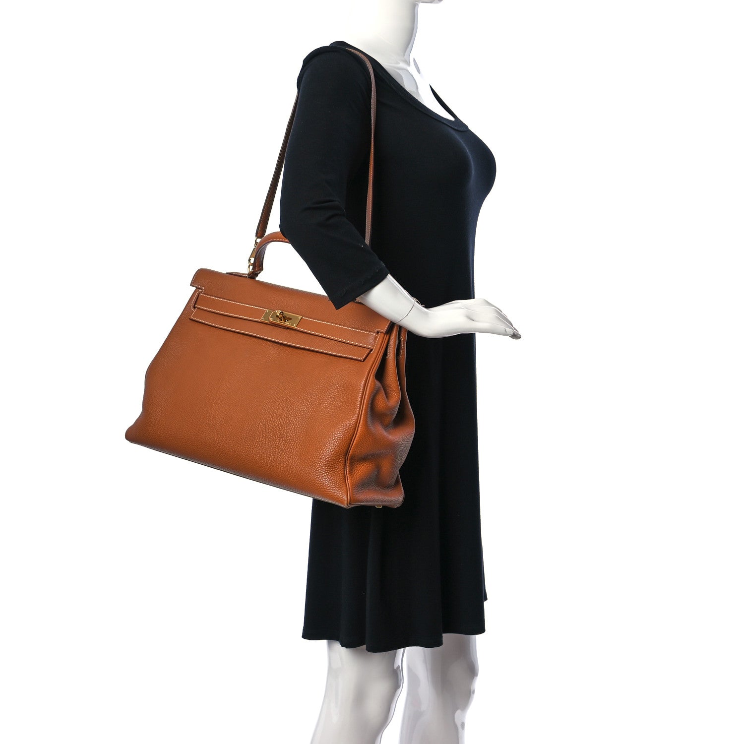 Hermes Togo Kelly Retourne 40 Gold 2 of 22