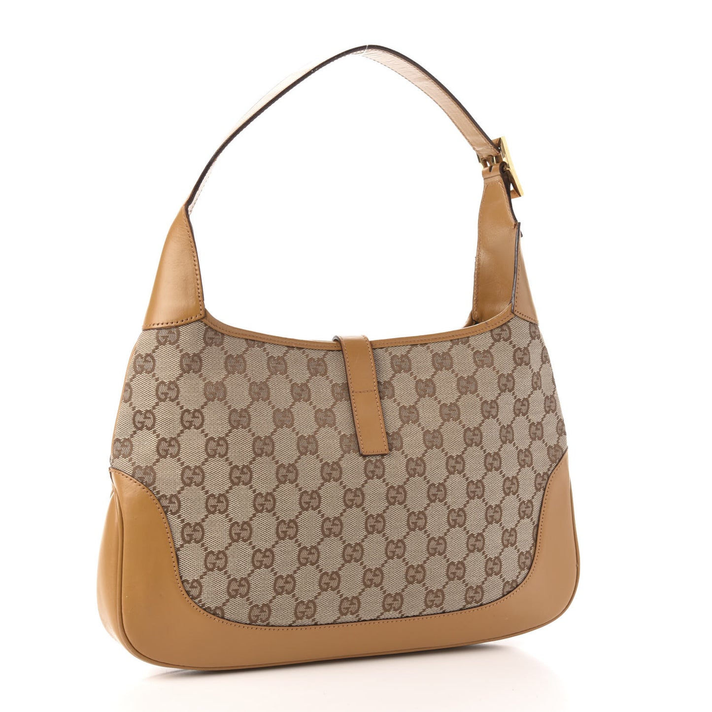 Monogram Web Jackie O Hobo Tan