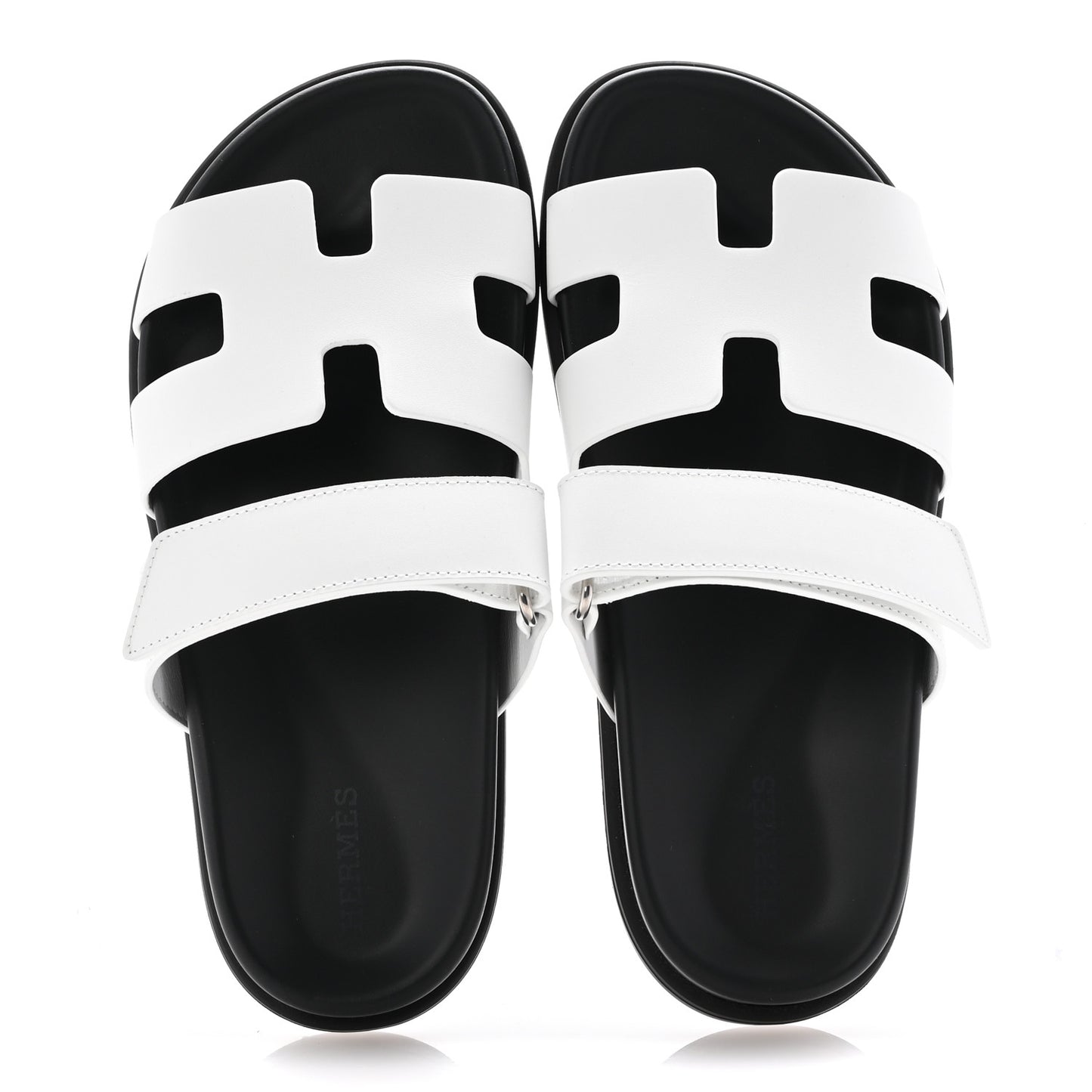 Calfskin Womens Chypre Sandals 36 White