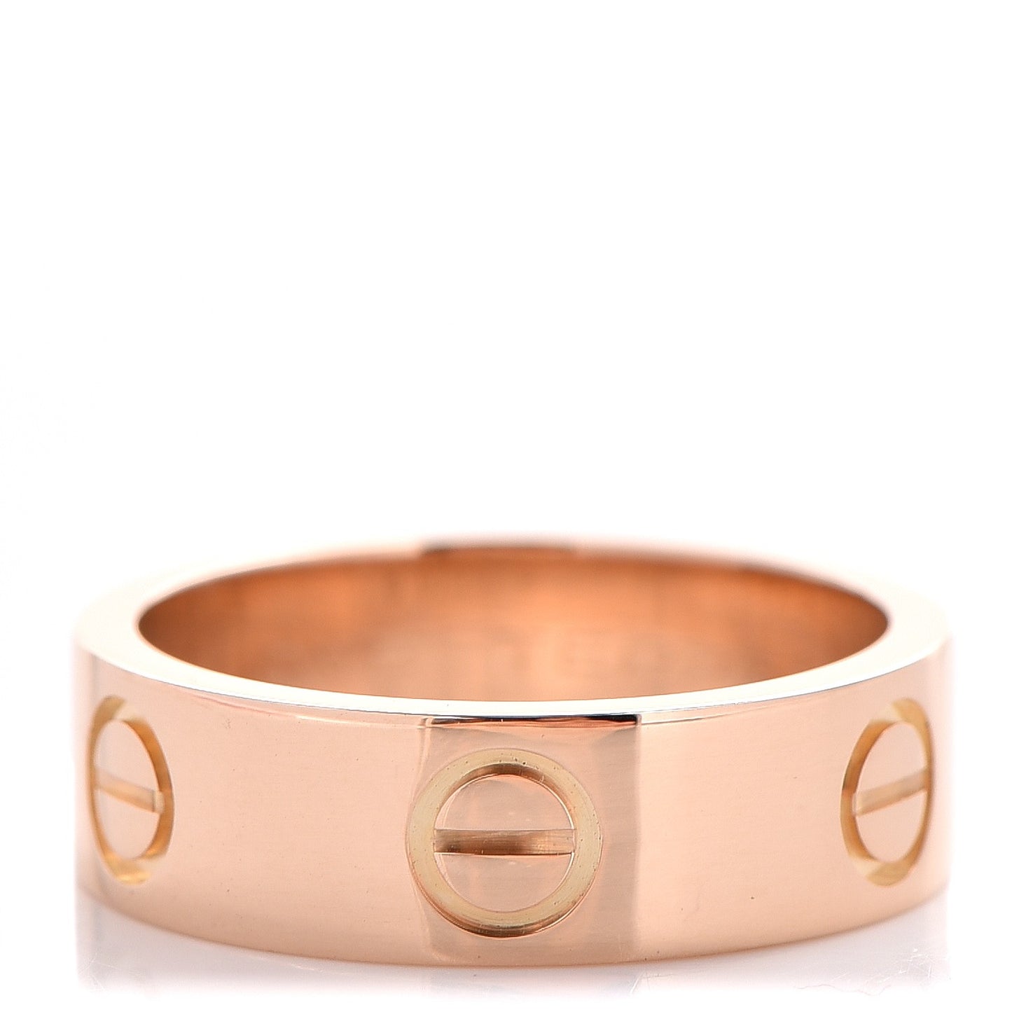 18K Pink Gold 5.5mm LOVE Ring 50 5.25