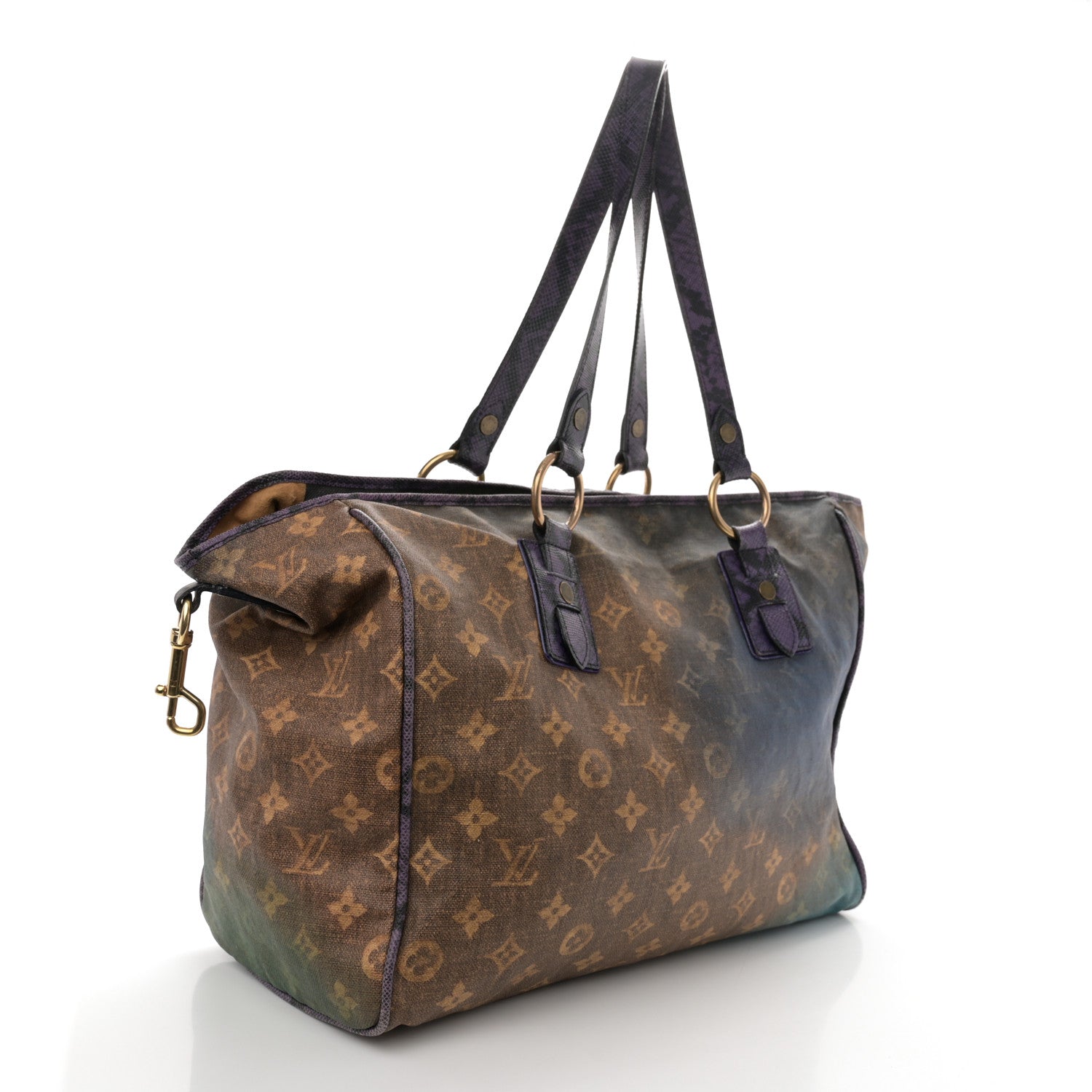 Louis Vuitton Richard Prince Monogram Karung Heartbreak Jokes Tote 3 of 10