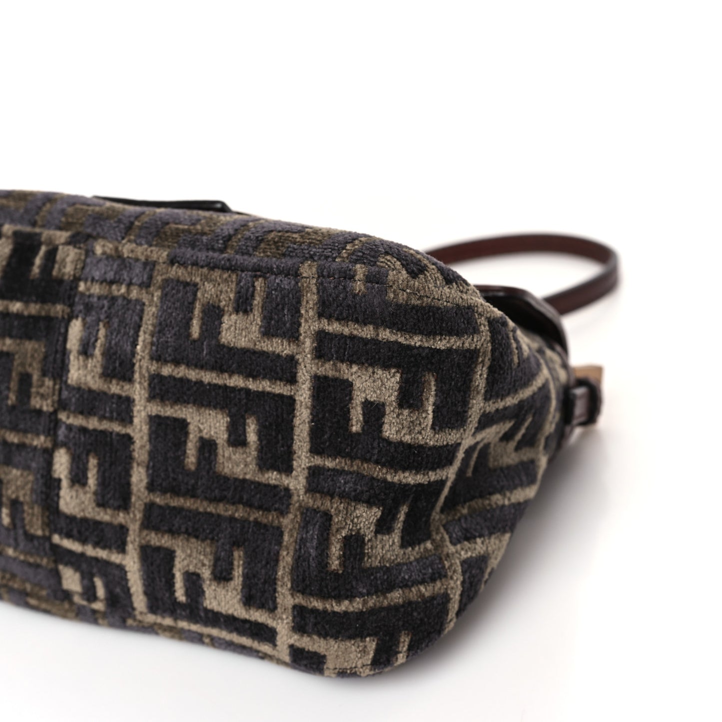 Velvet Zucca Mini Mama Baguette Brown
