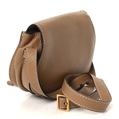 Chloe Calfskin Mini Marcie Round Crossbody Bag Nut 2 of 10