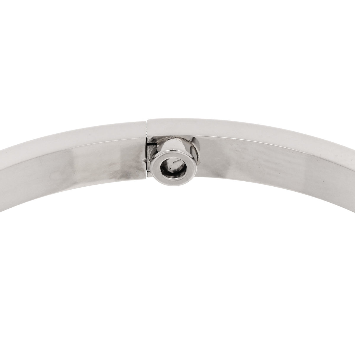 18K White Gold Small LOVE Bracelet 16