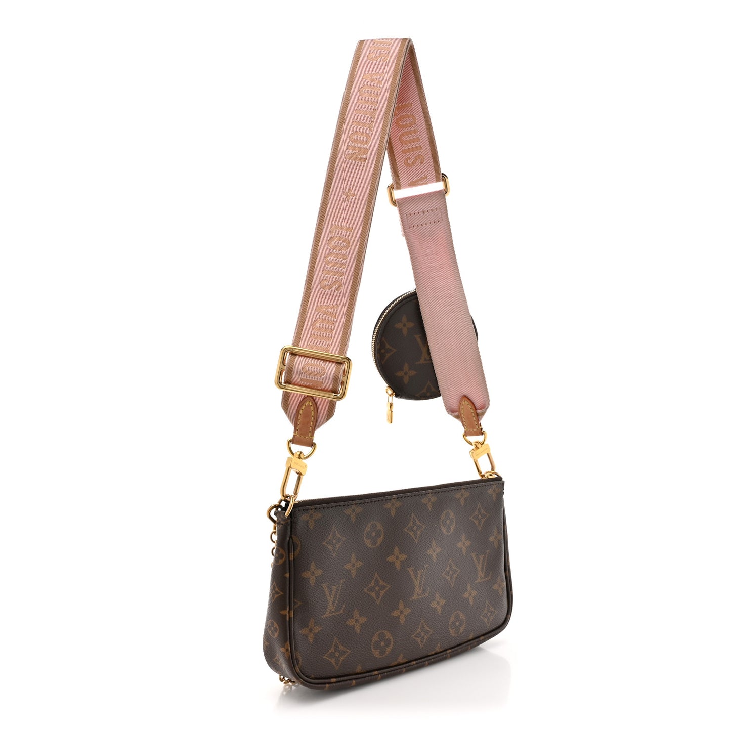 Monogram Multi Pochette Accessories Rose Clair