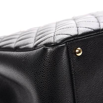 Chanel Caviar Quilted XL Grand Shopping Tote GST Black 8 of 11
