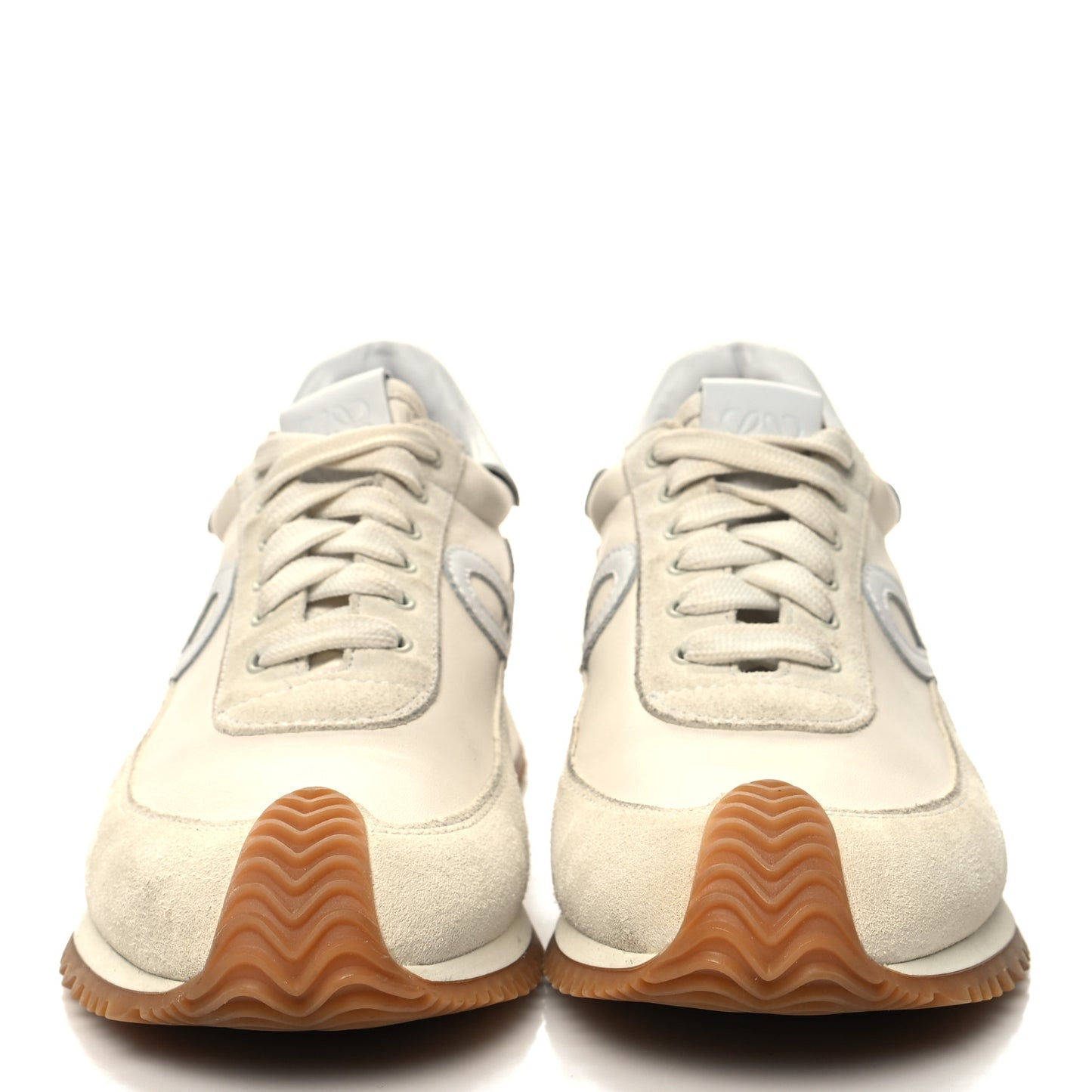 Fabric Suede Flow Retro Runner Sneakers 38 White