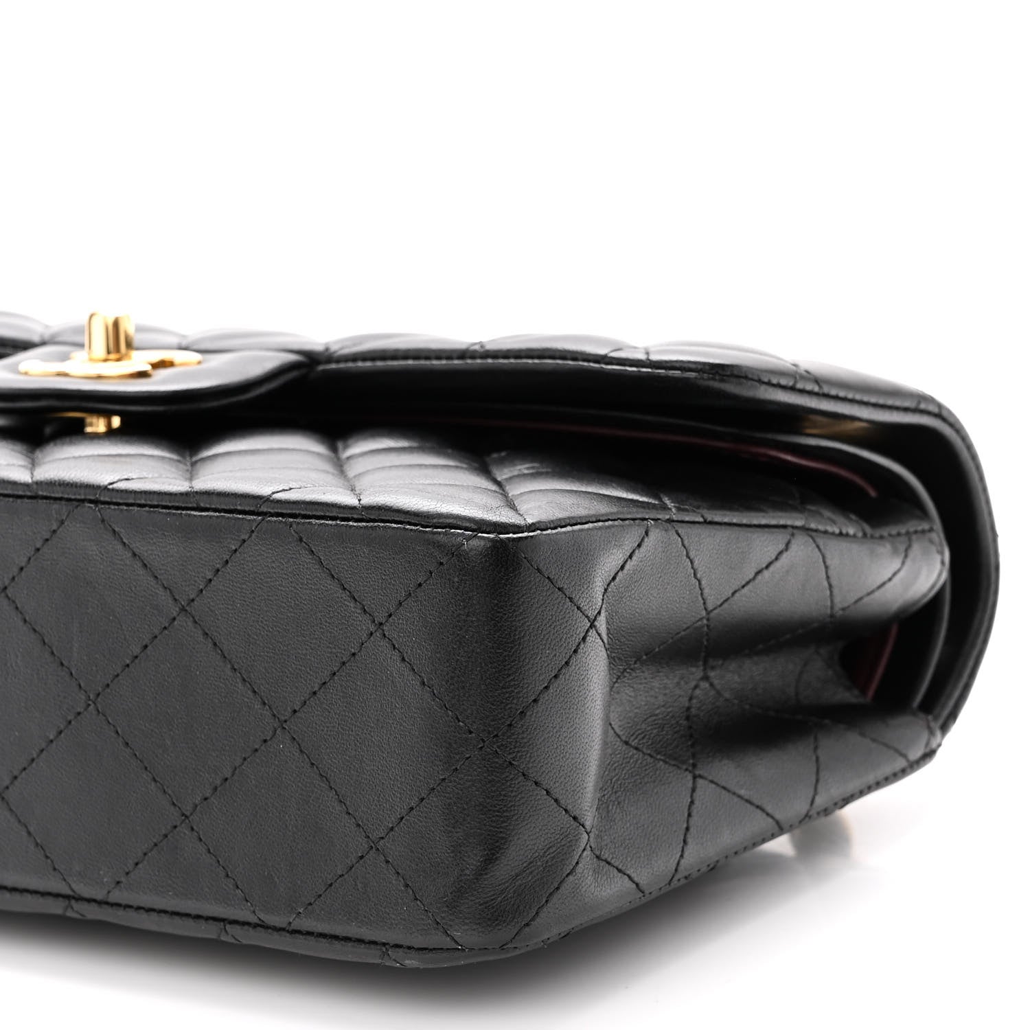 Chanel Lambskin Quilted Small Double Flap Black 9 of 9