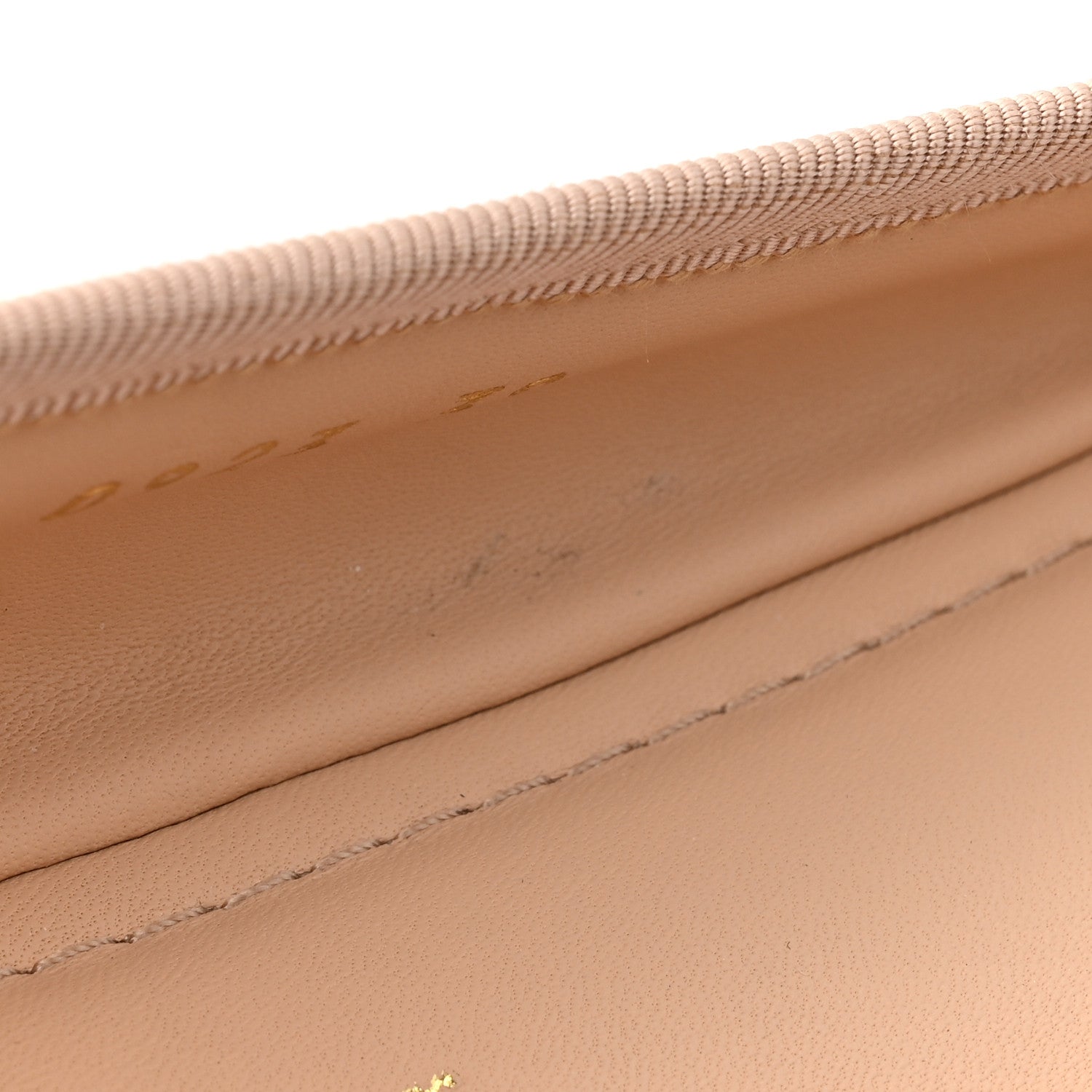 Christian Dior Calfskin Cannage Pearl Bow Ballet Flats 39 Nude 9 of 10