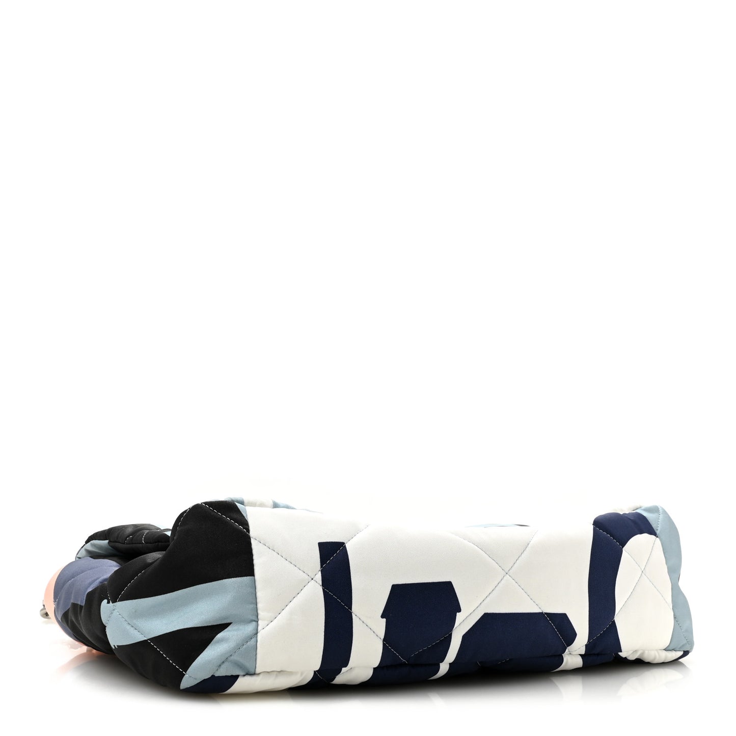 Silk Maxi Scarf Chanel 19 Flap Black Blue White