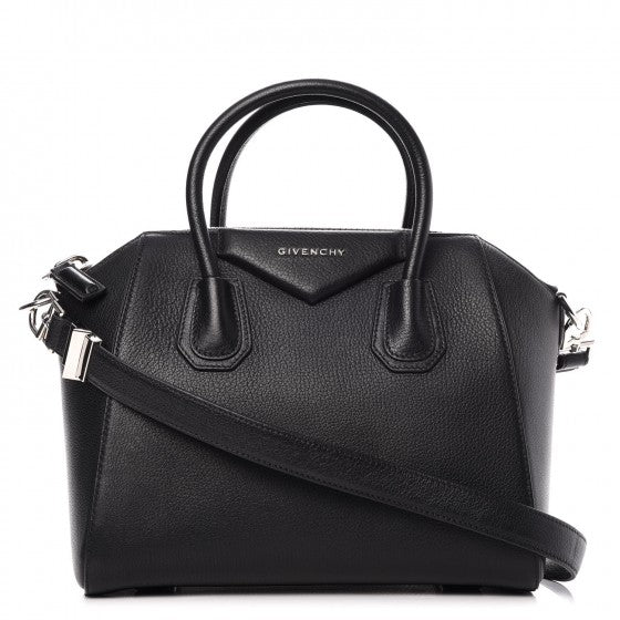 Sugar Goatskin Small Antigona Black