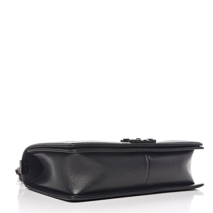 Chanel Caviar Quilted New Medium Boy Flap So Black 4 of 9