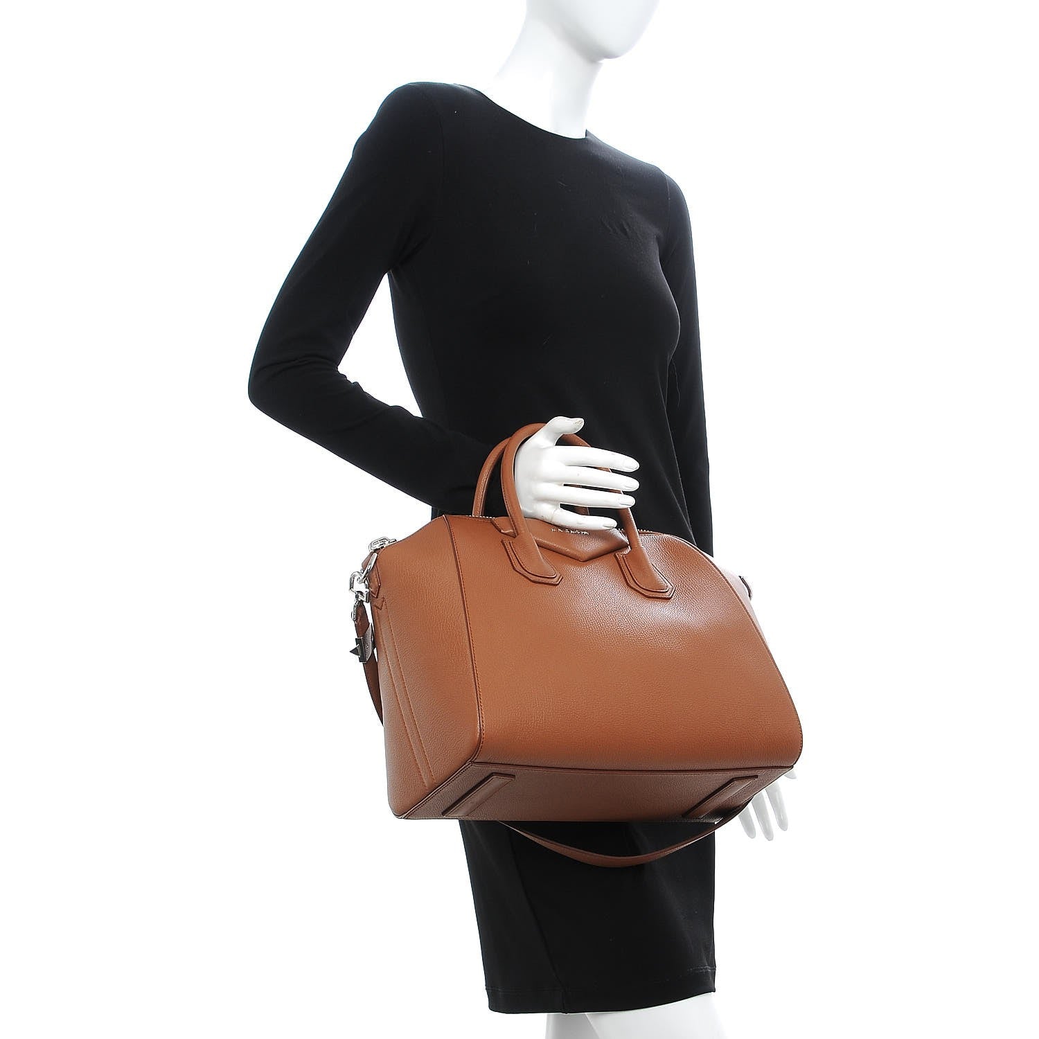 Givenchy Sugar Goatskin Medium Antigona Cognac 3 of 10