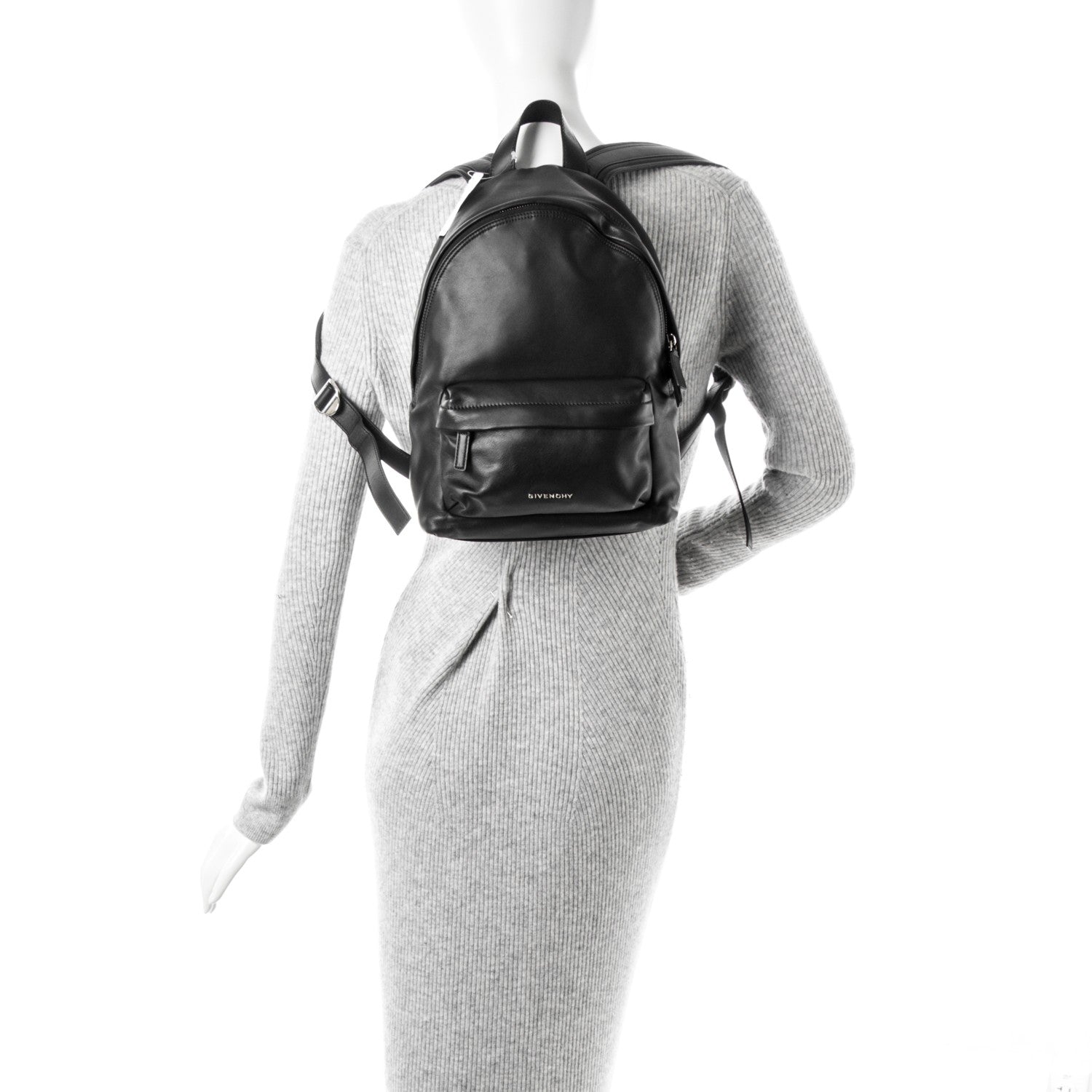 Givenchy Calfskin Mini Backpack Black 2 of 7
