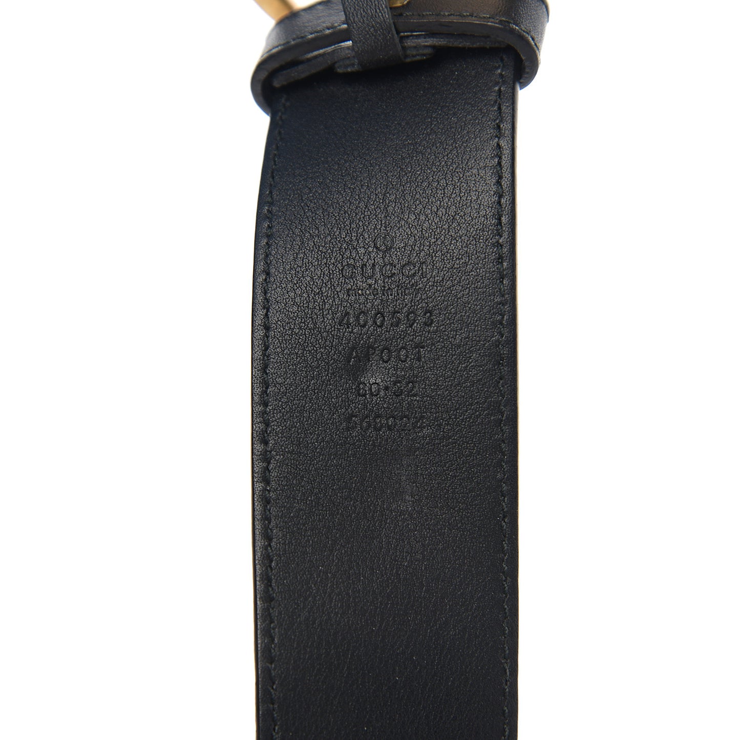 Calfskin Double G 40mm Belt 80 32 Black