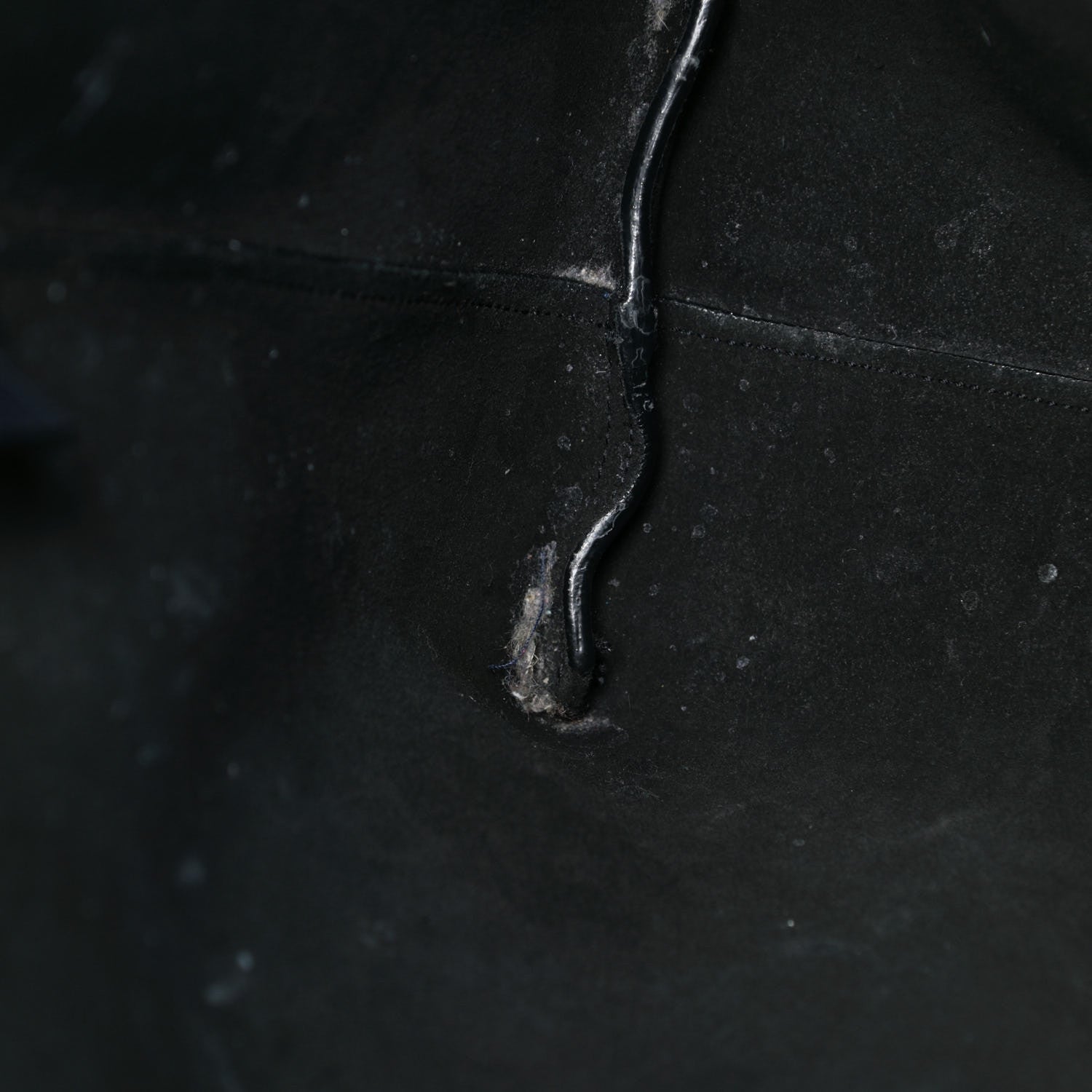 Saint Laurent Calfskin Large Shopping Tote Navy Blue 12 of 27