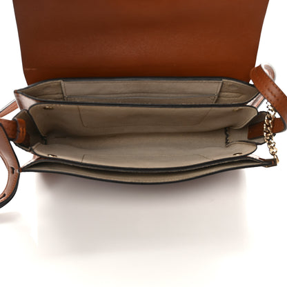 Chloe Suede Calfskin Mini Faye Shoulder Bag Tobacco 5 of 12