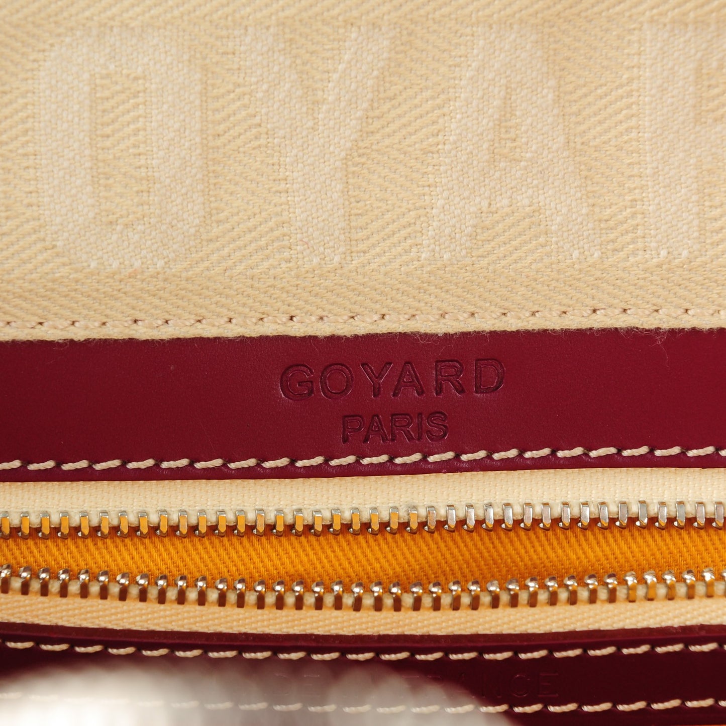 Goyardine Saint Jeanne GM Bowler Burgundy