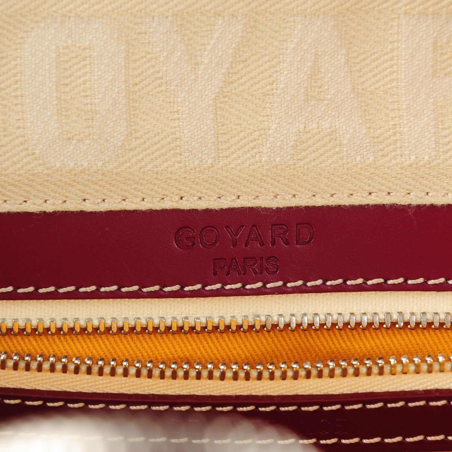 Goyard Goyardine Saint Jeanne GM Bowler Burgundy 6 of 6