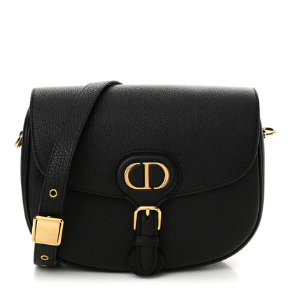 Christian Dior Grained Calfskin Medium Bobby Flap Black 1 of 10
