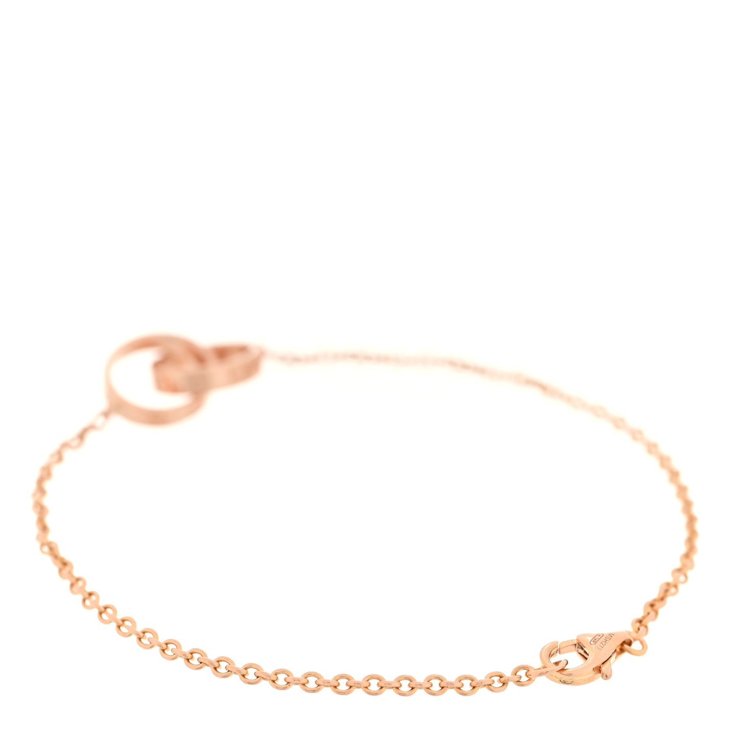 18K Pink Gold Interlocking LOVE Bracelet