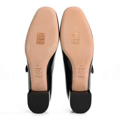 Christian Dior Brushed Calfskin Uniform 30mm Pumps 40 Black 6 of 9