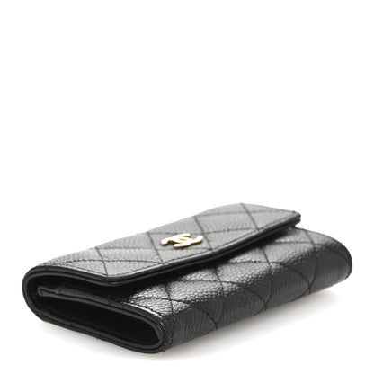 Chanel Caviar Quilted Flap Card Holder Black 4 of 11