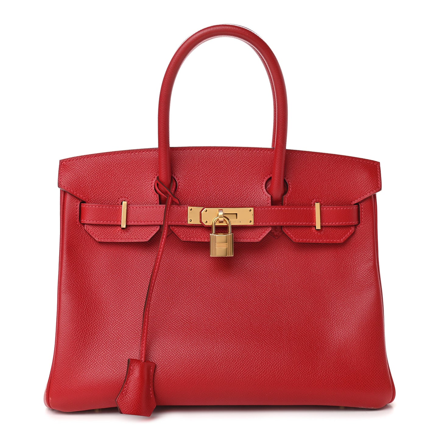 Epsom Birkin 30 Rouge Casaque