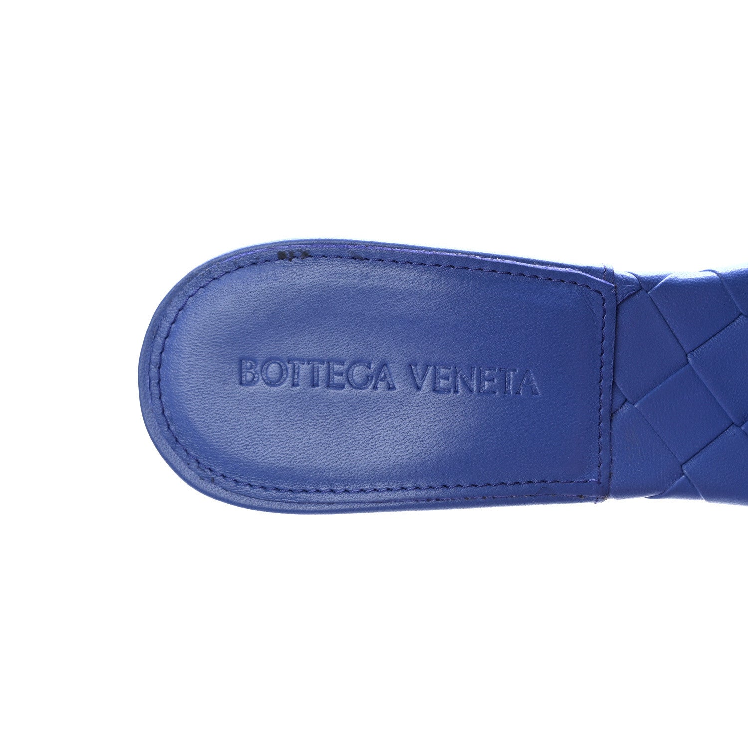 Bottega Veneta Nappa Maxi Intrecciato Lido 90mm Mule Sandals 39 Indigo 7 of 8
