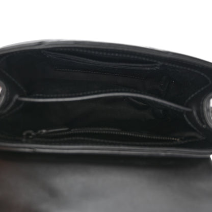 Saint Laurent Calfskin Y Quilted Monogram Monochrome Toy Loulou Crossbody Bag Black 5 of 9