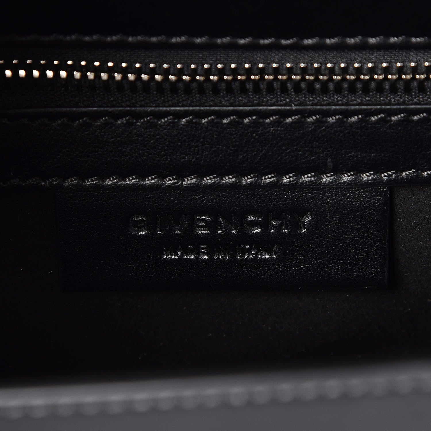 Givenchy Calfskin Mini Pandora Box Logo Strap Crossbody Bag Black 6 of 7
