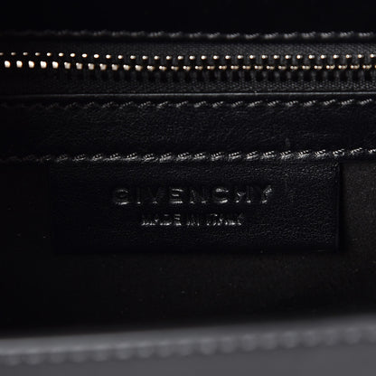 Givenchy Calfskin Mini Pandora Box Logo Strap Crossbody Bag Black 6 of 7