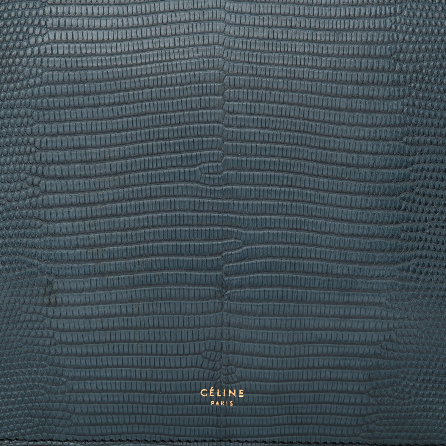 Celine Lizard Mini Clasp Bag Blue 8 of 10