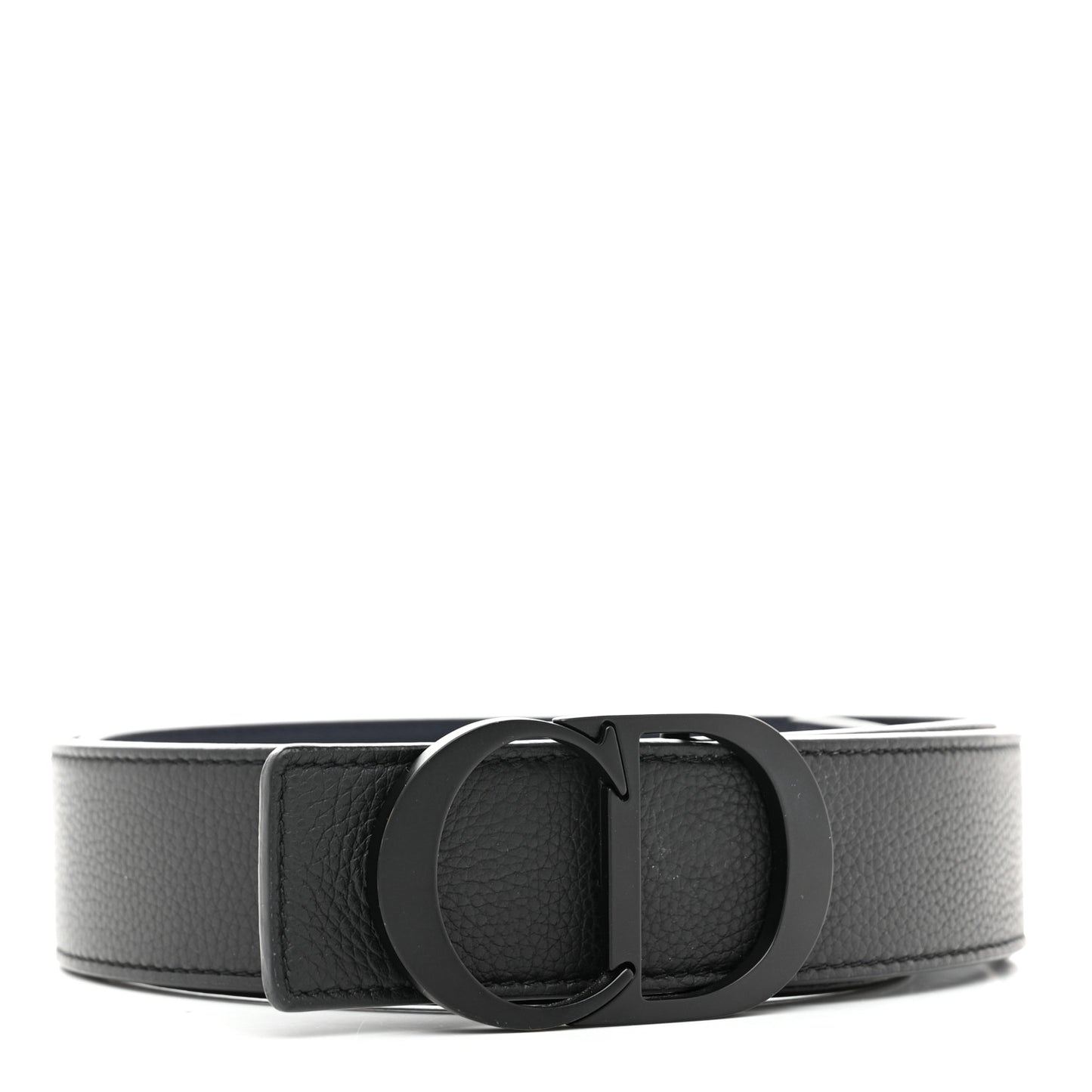Ultra Matte Calfskin 35mm Montaigne Belt 110 44 Blue Black