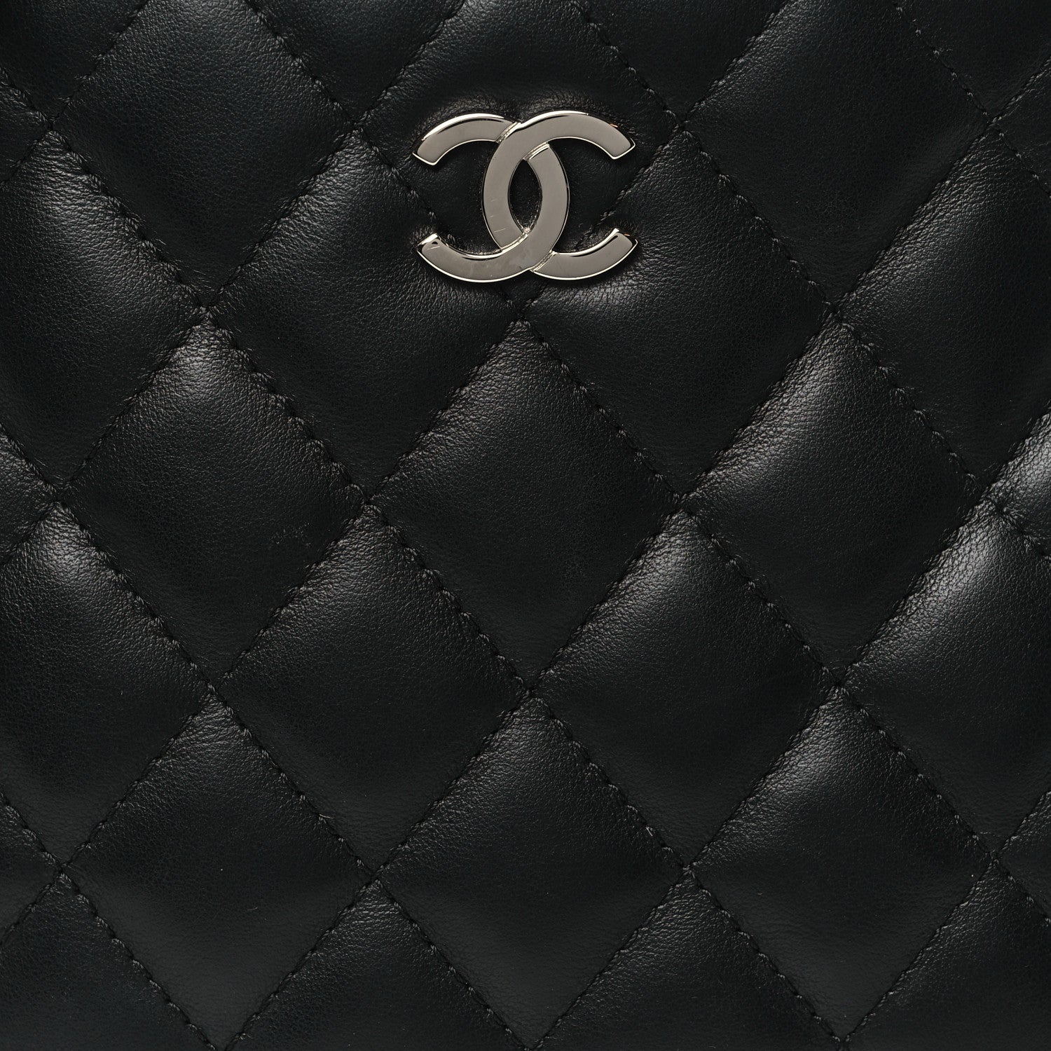 Chanel Lambskin Quilted Crossbody Bag Black 8 of 11