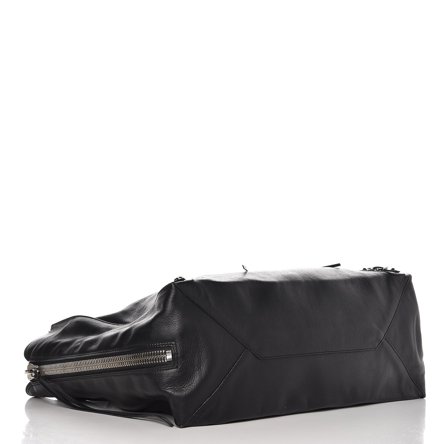 Balenciaga Supple Calfskin Papier A4 Zip Around Tote Black 4 of 8